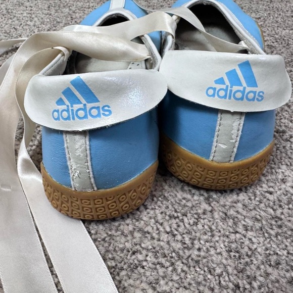 adidas Blue and Cream Ballet Flats - Picture 2 of 5